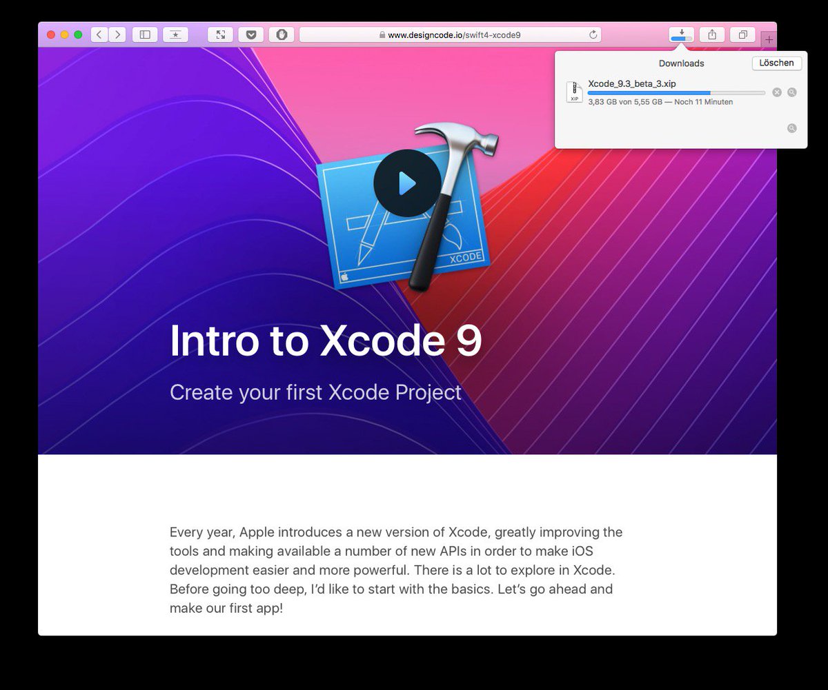 podcasthacks's tweet image. Spontane Idee: Ich starte damit eine eigene App zu entwickeln. 👨‍💻 Unter #iiOS halte ich euch auf dem Laufenden!
👉 Dabei folge ich dem ✨ Tutorial von @MengTo auf: designcode.io