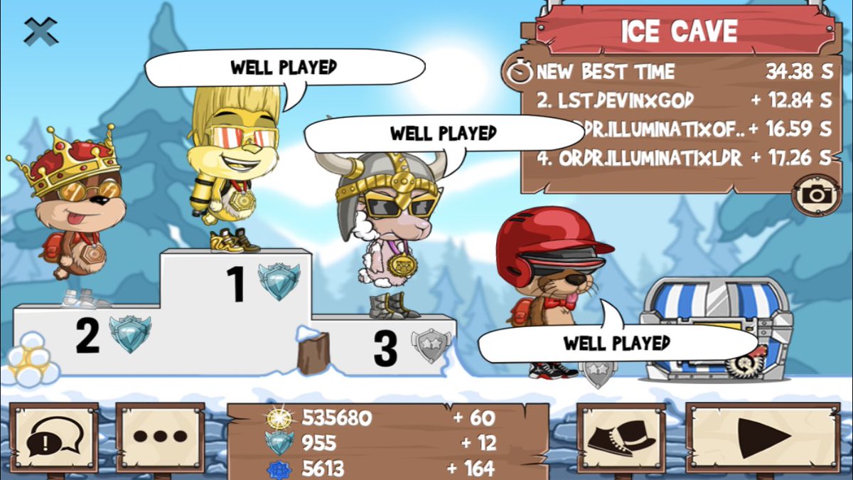 fastestrunners's tweet photo. Congratulations @Amandaah300x for setting new fastest time on Ice Cave with 34.38s 🔥 👏 https://t.co/cgbLbFiTFO