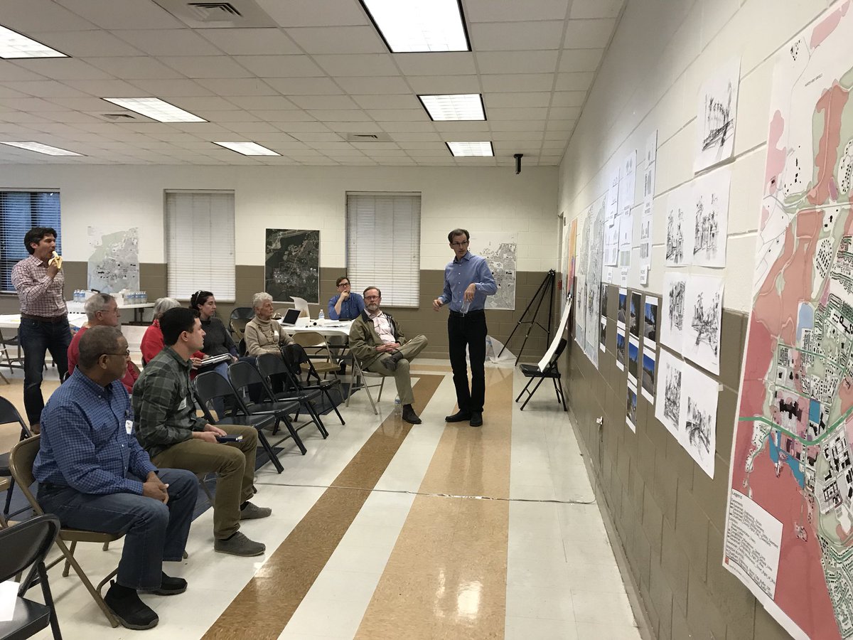 Michael reveals preliminary design ideas for the Southside Suburban Retofit #CNULegacy #Sava #StrategicPlan #CNULegacyProj #StrategicPlanning  #EastSav
