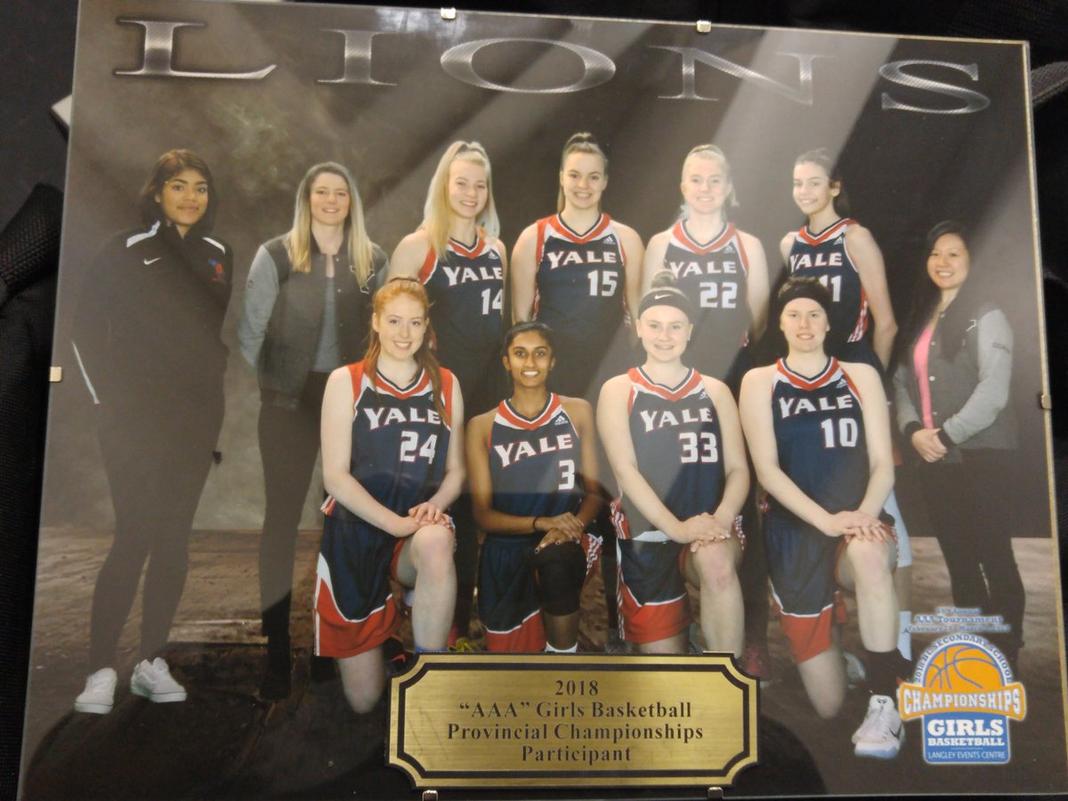 <a href="/YaleLions/">Yale Secondary</a> Senior Girls win 11th at the Provincials! Great spirit, skill, and heart. Congrats to coaches and players for an amazing season! #LionPride