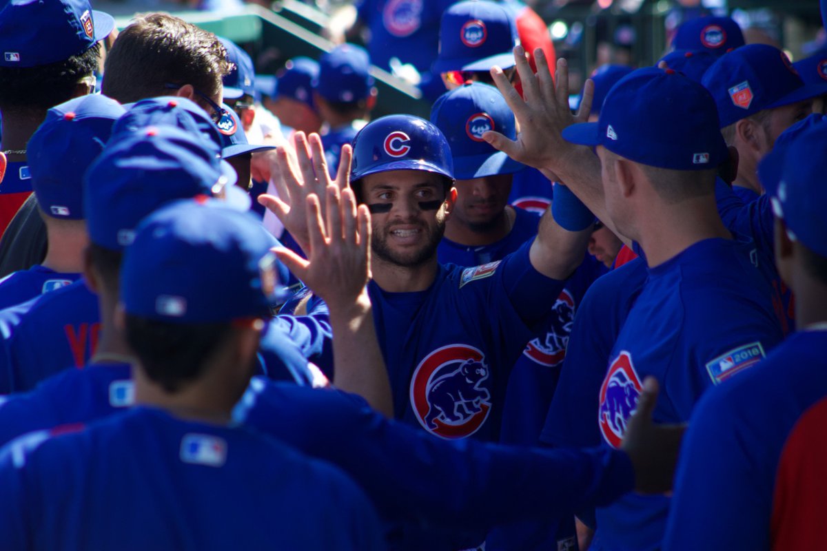 Cubs's tweet photo. Cubs win!

Final: #Cubs 7, #Reds 4. #SpringTraining https://t.co/LW5w5aZIXk