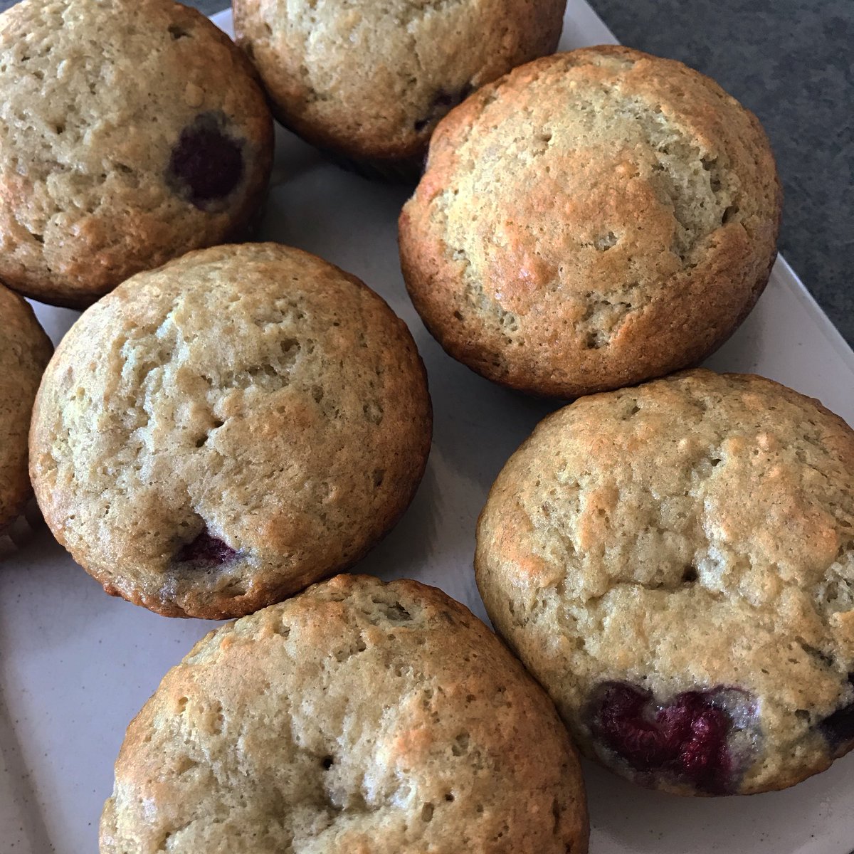 timfortier's tweet photo. With all the snow I decided to stay in and bake some banana raspberry muffins!

#baking #muffins #bakingmuffins #tomuchsnow #overwinter #warminside #coldoutside #baked #snack #sweet #delicious #tasty #bake #banana #raspberry #bananaraspberry https://t.co/OLaLc0qVck