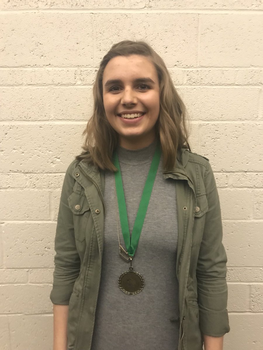 Ellie takes 1st in Prose out of 31 competitors!! <a href="/fccrickets/">Fall Creek School District</a> #gocrickets #forensics