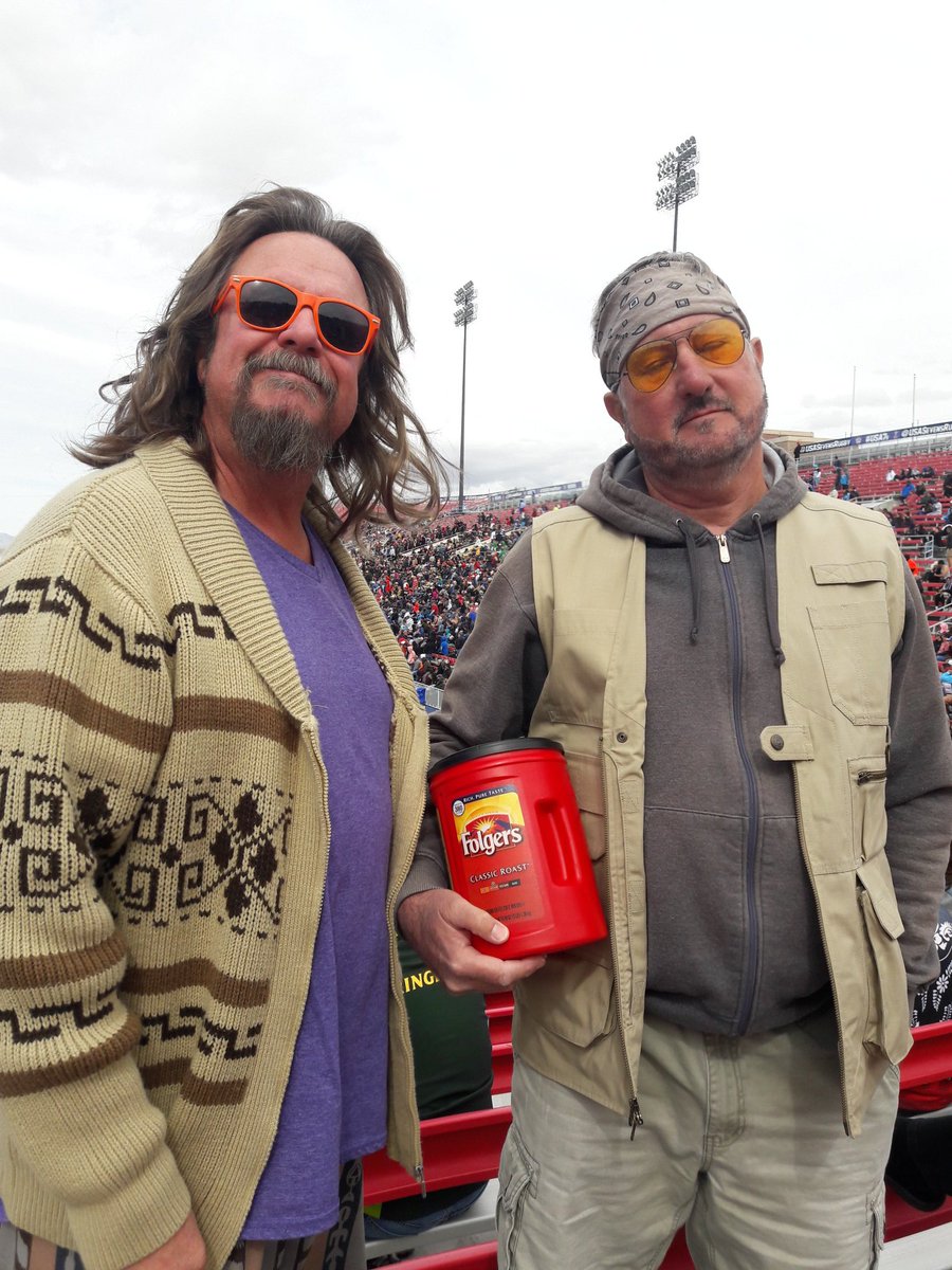 LVnocomment's tweet photo. The Dude and Walter enjoying @USASevensRugby https://t.co/KDuxqbbybH