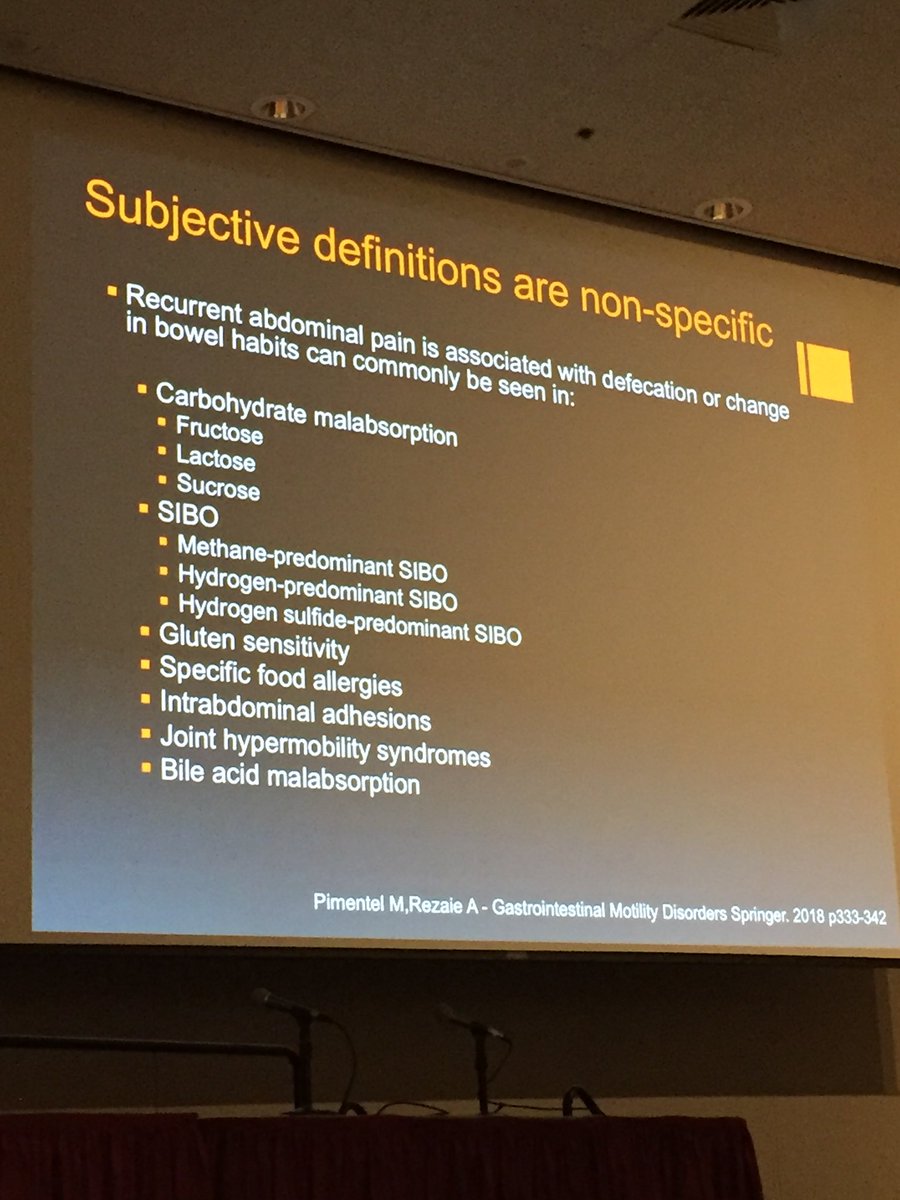 umfoodoc's tweet photo. Dr. Reziae notes heterogeneity complicates dx and rx of IBS. Biomarkers might offer a way to quiet the chaos. https://t.co/v4C1Bq4lZI