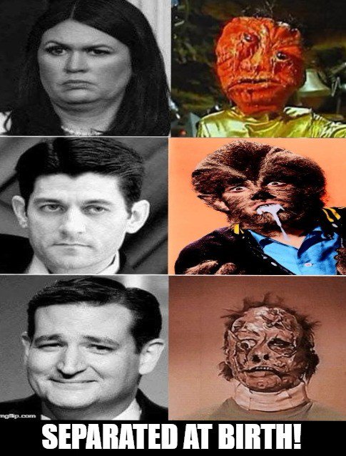 therealwombat1's tweet photo. #SeparatedAtBirth: 👇👇👇👇👇👇👇👇👇👇👇👇👇👇
🎉 #Saturday #FBRParty 🍻
#FollowBackRESISTANCE
#FBR #Party
#ChillAndHaveFun
#StrongerTogether
#TheResistance
#ScienceFiction 
#HorrorMovies 
#MonsterMovies
#GeeksResist
#CLICK 👇👇👇👇👇👇 https://t.co/cbm4Dq1rdL