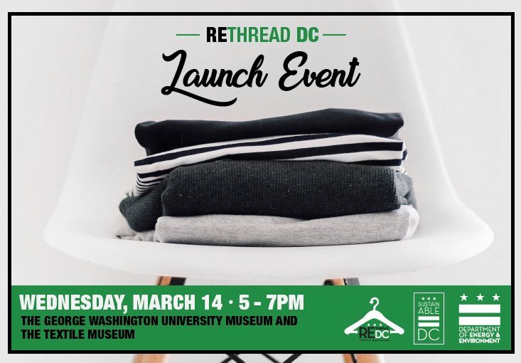 ShopPerfectlyGd's tweet photo. Join @FiasFabFinds @dcgoodwill @breaellis @dczerowaste @marthasoutfitrs for the launch of @DOEE_DC #ReThreadDC #sustainabletextiles #reuse https://t.co/ZXvZT8kney