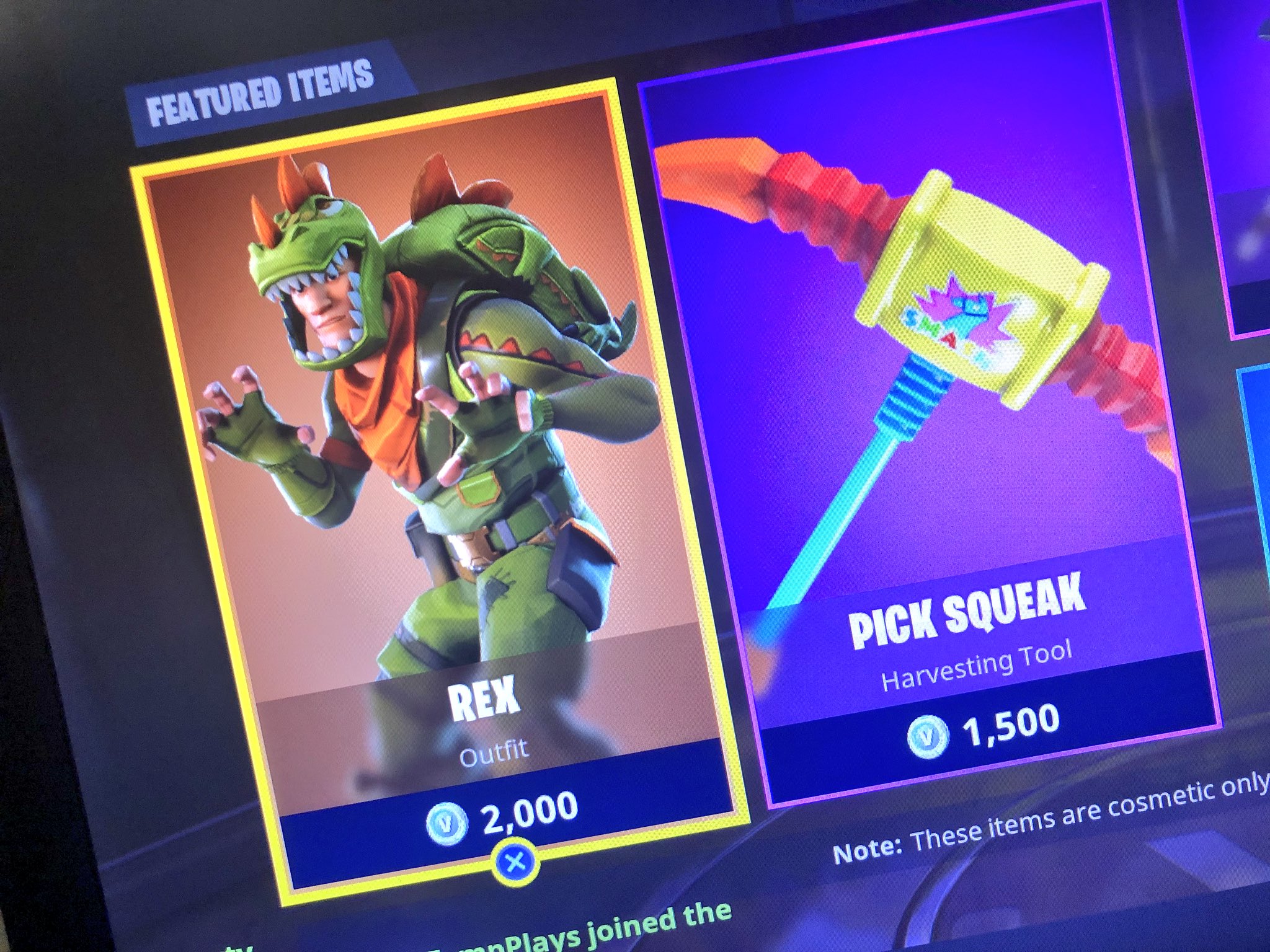 Ali-A on Twitter: "New TREX skin is live in the Fortnite 