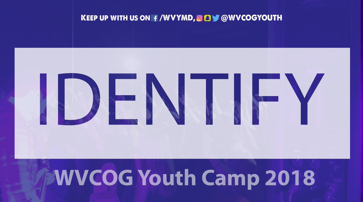 WVCOGYOUTH's tweet image. CAMP THEME!!!!! Who’s ready!?!?!?