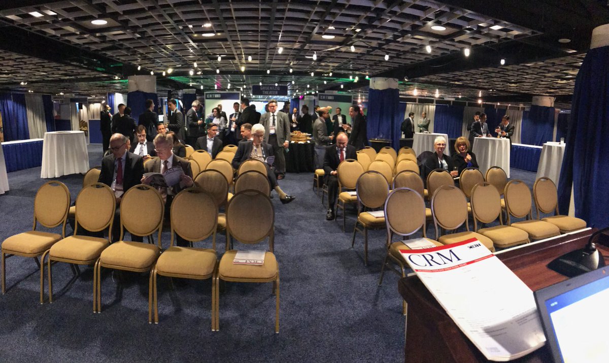 Reception for <a href="/CRMjournal/">CRMjournal</a>’s new editorial board was held this evening at #CRT2018.