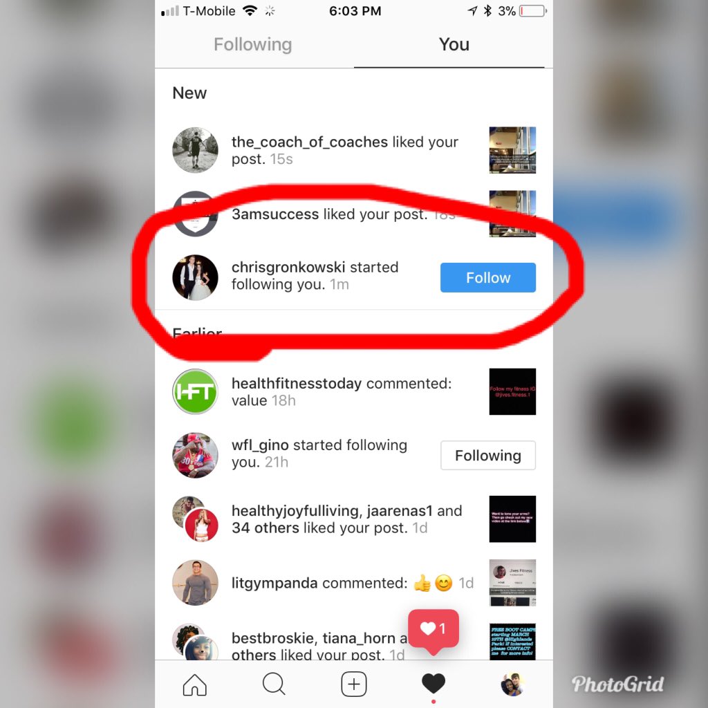 Jives_Fitness's tweet photo. Yoooooo! Chris Gronkowski AKA Rob Gronkowski brother just followed my fitness instagram page๐ณ #JivesFitness #ChrisGronkowski #RobGronkowski https://t.co/bo6vQwyNmc