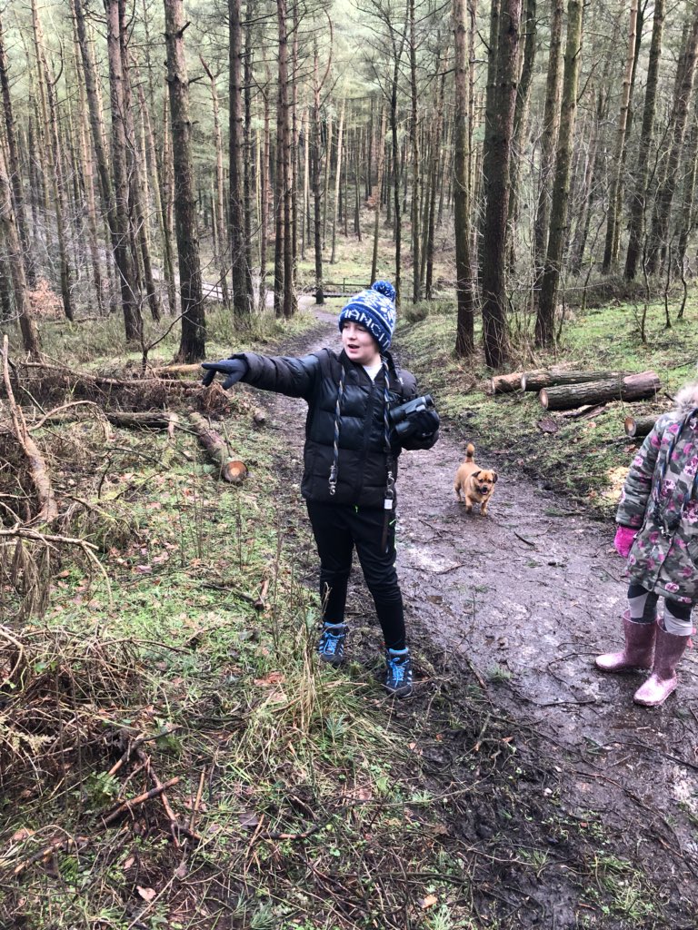 Inthemanshed's tweet photo. Can I stay at home dad it’s going to be rubbish #magicoftheforest https://t.co/GYTOOl413T