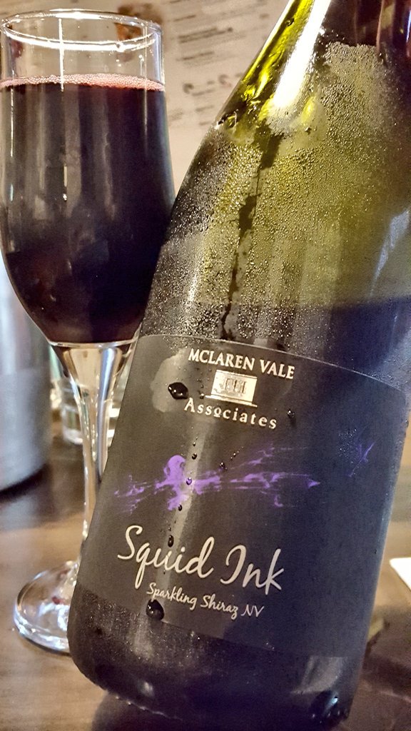AustWineTasting's tweet photo. McLaren Vale III Associates Squid Ink Sparkling Shiraz NV @IIIAssociates @GlassOfBubbly @winewankers Another top sparkling shiraz. BT https://t.co/HWqIyOryhi