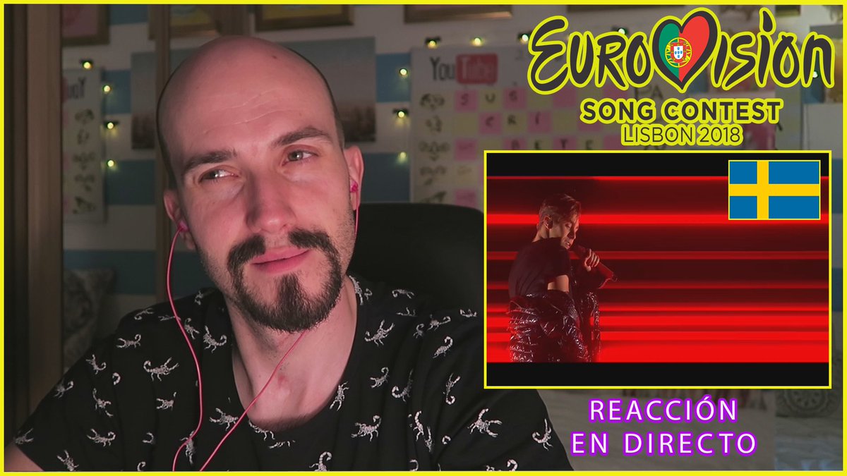edusanzmurillo's tweet photo. Más RIVALES de #Almaia y #TuCancion 
¡Un TEMAZO de la potente SUECIA que te va ganando! 
REACCIÓN a Benjamin Ingrosso "Dance You Off"  @BenjyIngrosso @SVTmelfest

▶️▶️https://t.co/OKaxyCXpR6👈

#swe #Eurovision2018 #esc2018 #OTVision #melfest2018 #melfest #Lisbon2018 #suecia https://t.co/ptVIt6DTwt