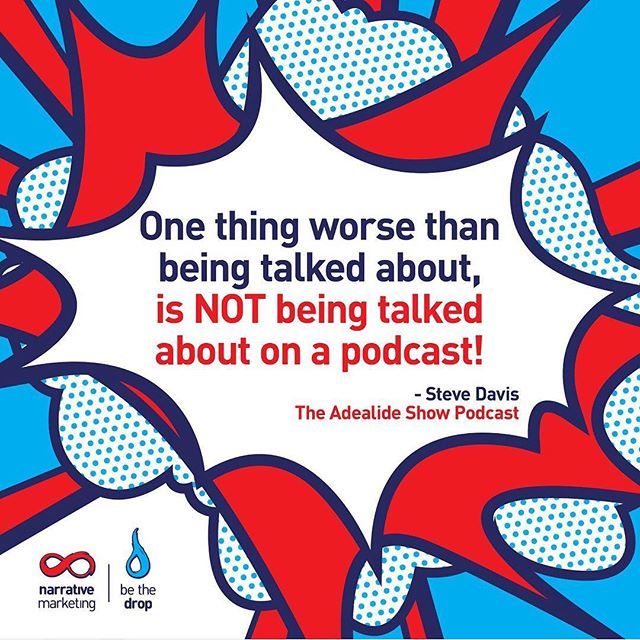 Be_The_Drop's tweet photo. So are you + your business being talked about?
We ❤️ this advice from Steve @theadelaideshow about how to spread your message by being a podcast guest 👍🏼👍🏼
:
:
:
:
:
:
:
:
#bethedrop #podcast #Adelaide #quote #adlpodfest #quoteoftheday #storyte… https://t.co/8sSrOEKJhg https://t.co/TuUXtieA8d