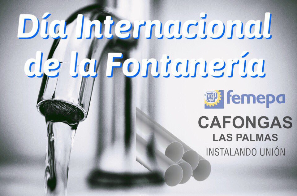 cafongas's tweet photo. Hoy 11 de marzo celebramos el
#DíaInternacionalDeLaFontanería
Agremia: "Los fontaneros son los profesionales que instalan, mantienen y
aseguran con su trabajo el correcto funcionamiento de nuestros sistemas de
suministro de agua y saneamiento, y por lo tanto de nuestra salud" https://t.co/wYHVSf3bBU