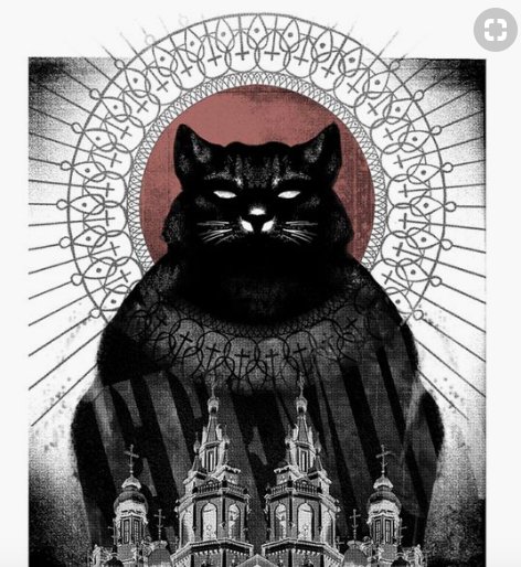 Lit_Fuse_Anglia's tweet photo. #Bulgakov's novel, written during Stalin’s regime, couldn't be published until many years after its author’s death. The story opens with the devil's arrival in 1930s Moscow, accompanied by a talking black cat, an assassin &amp; a beautiful naked witch. https://t.co/tSwGVYQgm6