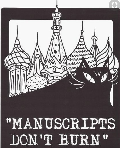 Lit_Fuse_Anglia's tweet photo. #Bulgakov's novel, written during Stalin’s regime, couldn't be published until many years after its author’s death. The story opens with the devil's arrival in 1930s Moscow, accompanied by a talking black cat, an assassin &amp; a beautiful naked witch. https://t.co/tSwGVYQgm6