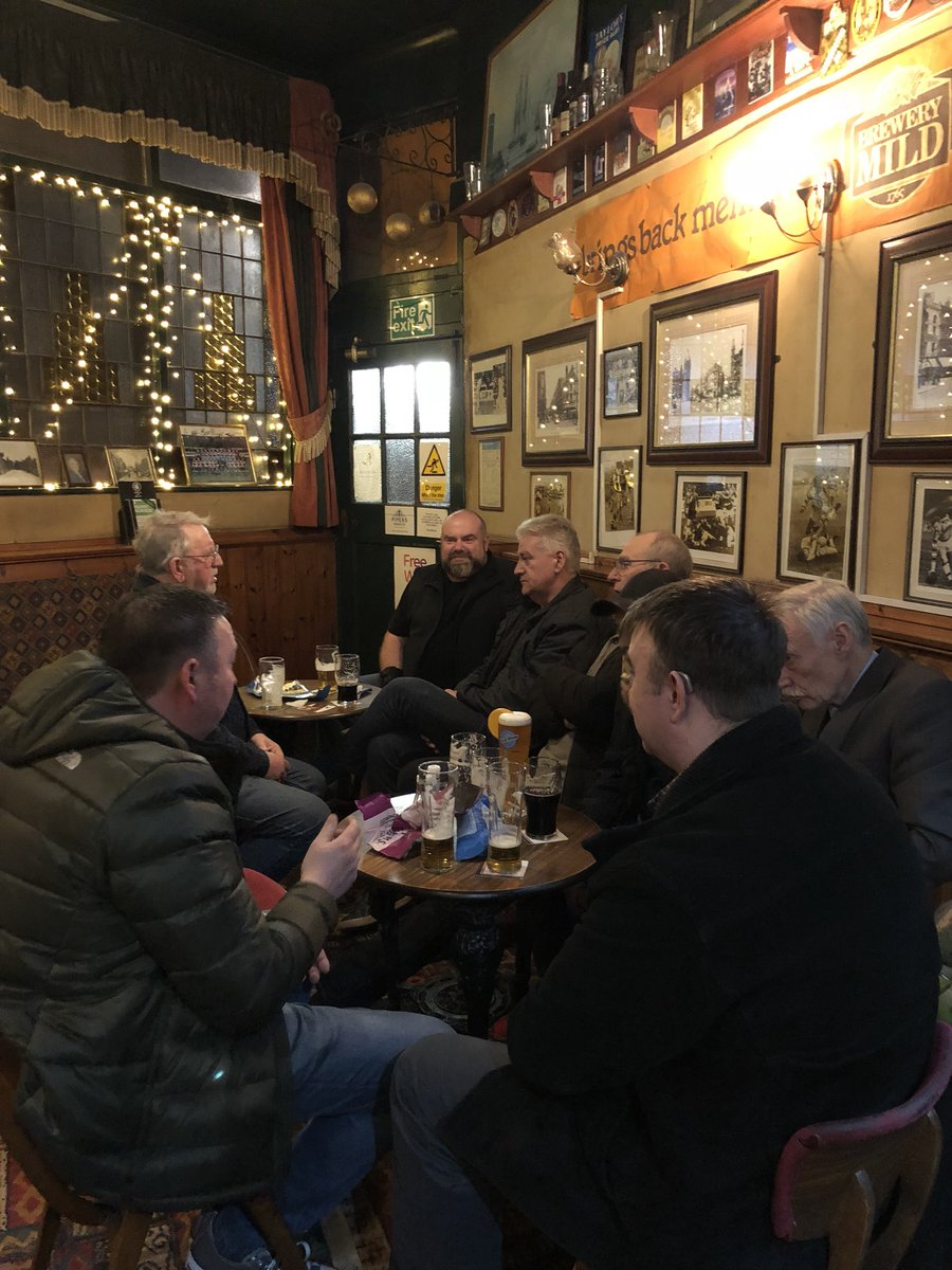 Another post LOI debrief in the local hostelry
