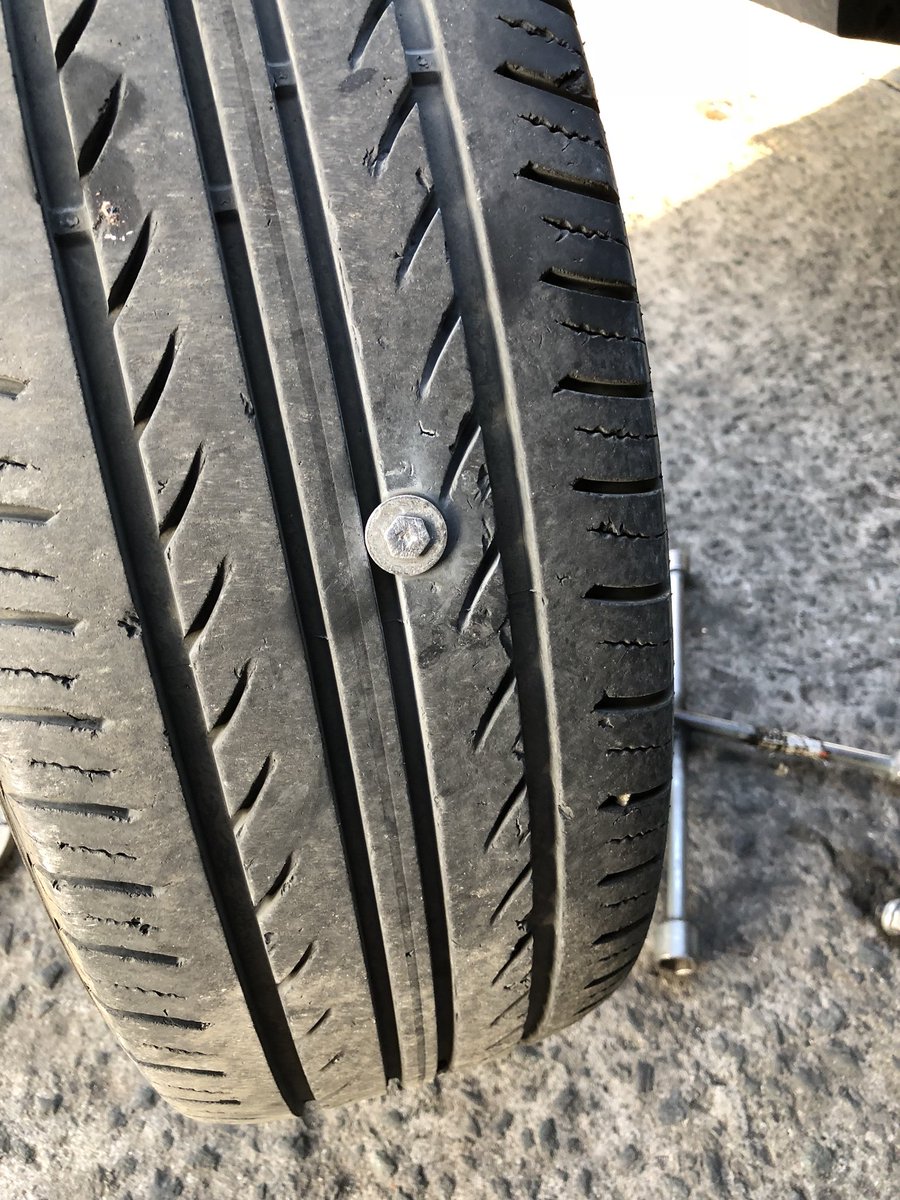 Nail on shoulder of tire - should i replace my tire or plug it? -  RedFlagDeals.com Forums