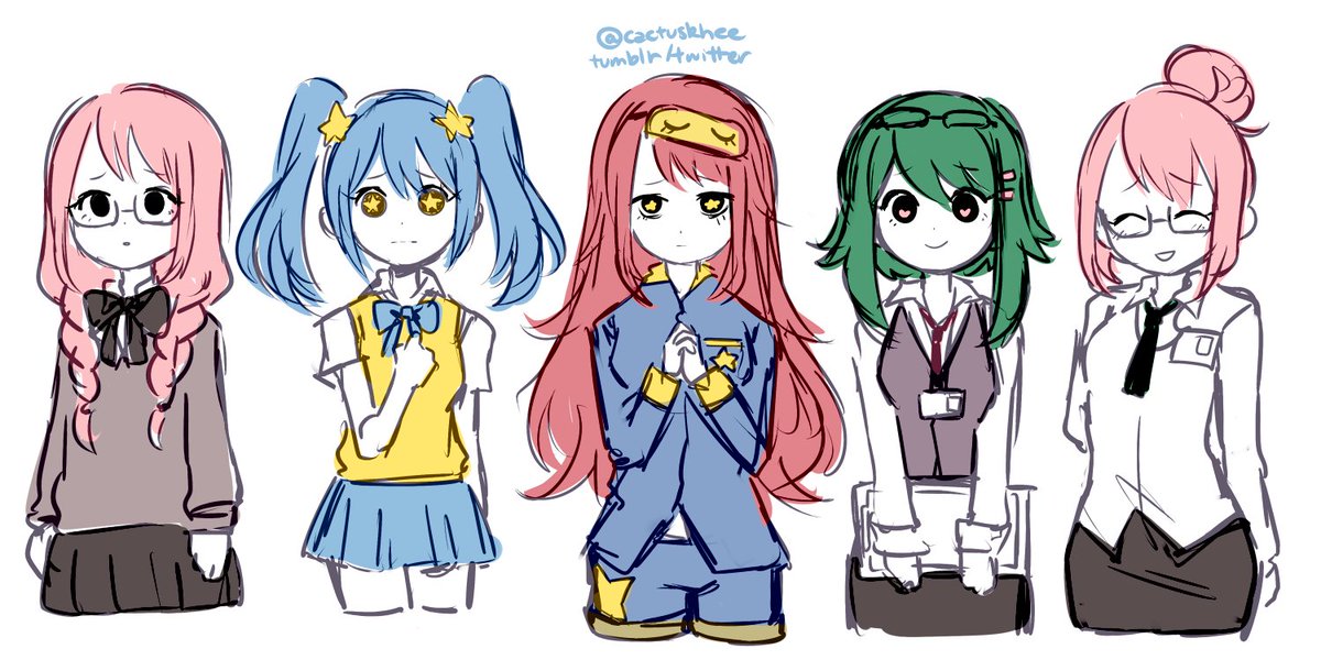 congrats @VocaCircus !!! 🌟 Dream hit 100k recently! so i thought i might post some concepts and unused designs/art! 