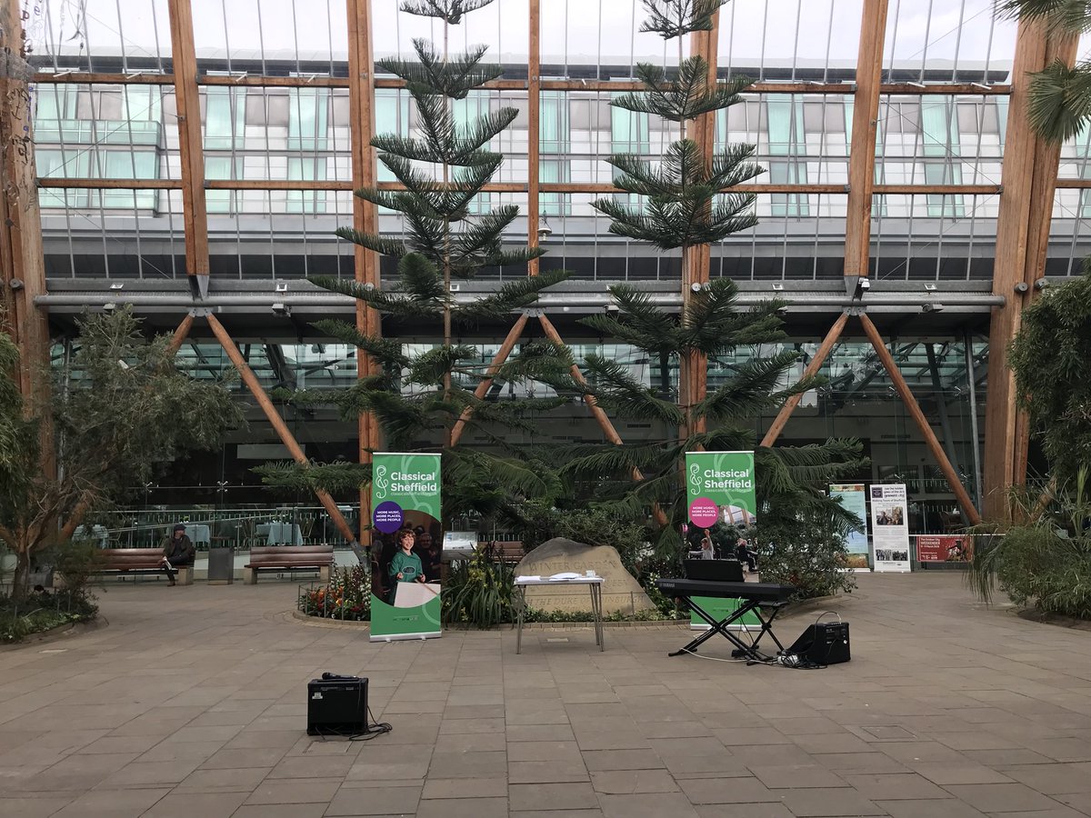 ClassicalSheff's tweet photo. T-30 minutes until we start here at Sheffield Winter Gardens! 🎶 
#sheffieldissuper #classicalsheffield #sheffieldmusic https://t.co/dnnma09eRB