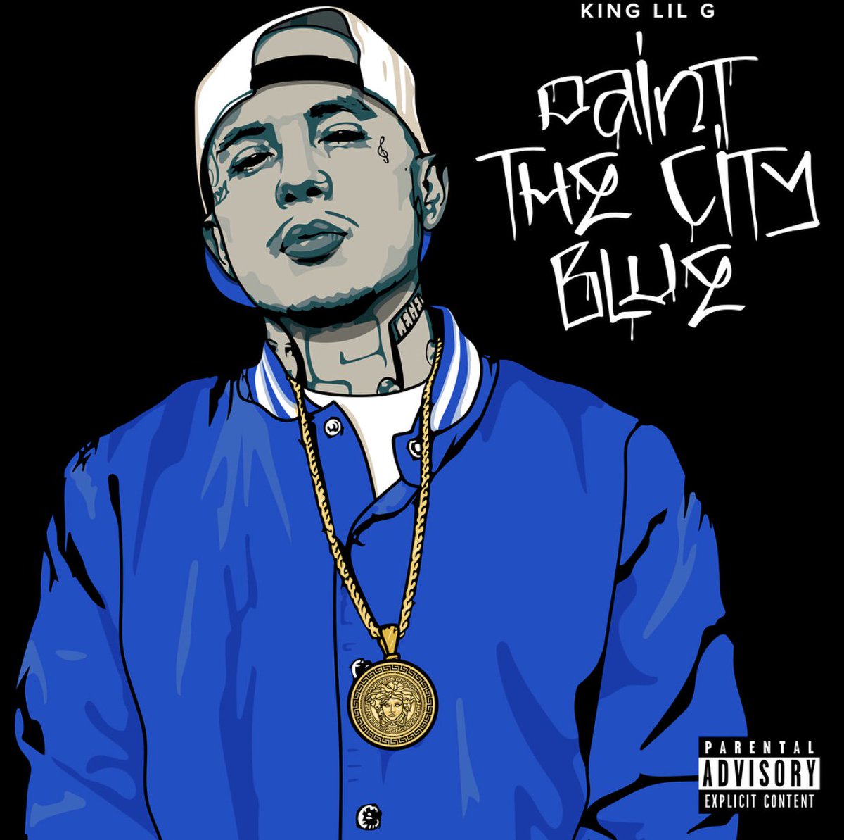 I’ve been listening to @kinglilg the whole time🔥🔥. My favorite song from the album is all of them cuz they heat 🔥. #paintthecityBLUE 🔵