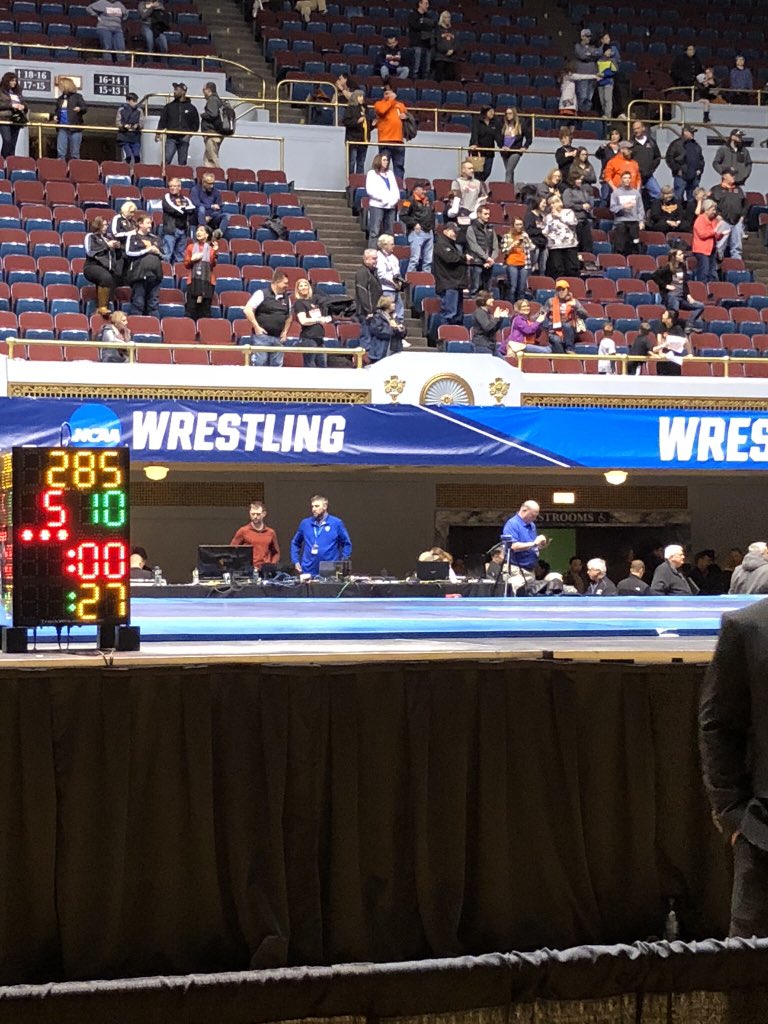 Awesomeness Affirmation #17 - NCAA wrestling! Got to see the DivIII National tournament tonight, with the best friends in awesome downtown Cleveland.