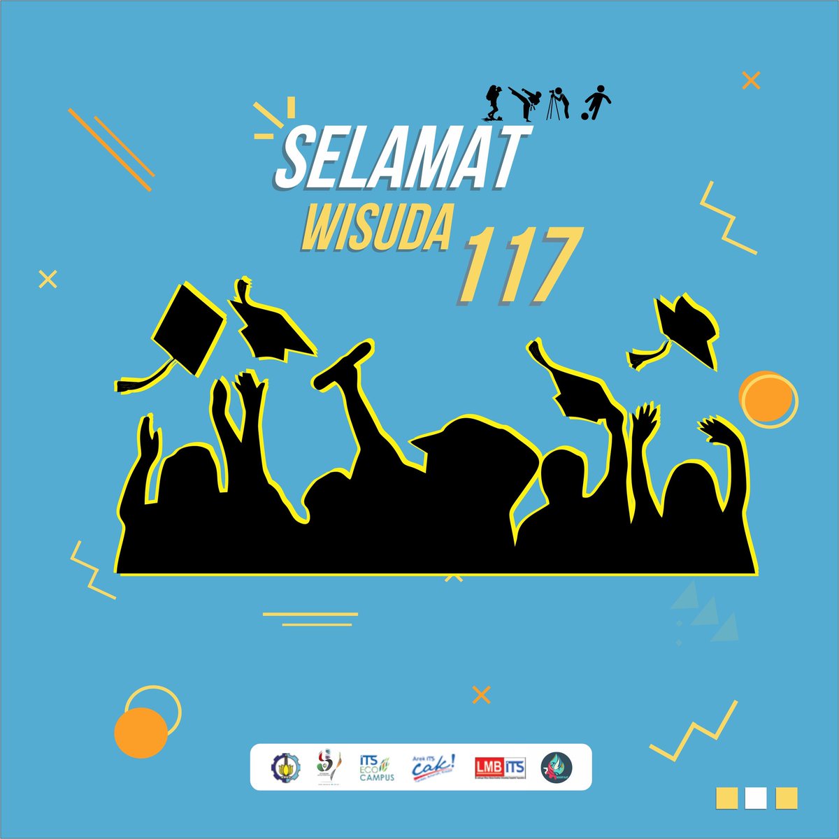 LMB_ITS's tweet photo. [Selamat Wisudawan ITS ke - 117]

Kami segenap keluarga minat bakat ITS mengucapkan selamat dan sukses. Semoga diberikan yang terbaik untuk kedepannya. Selamat menempuh hidup baru

#LMBITS
#MinatbakatITS
#wisuda117 https://t.co/rj6gzpLVUH