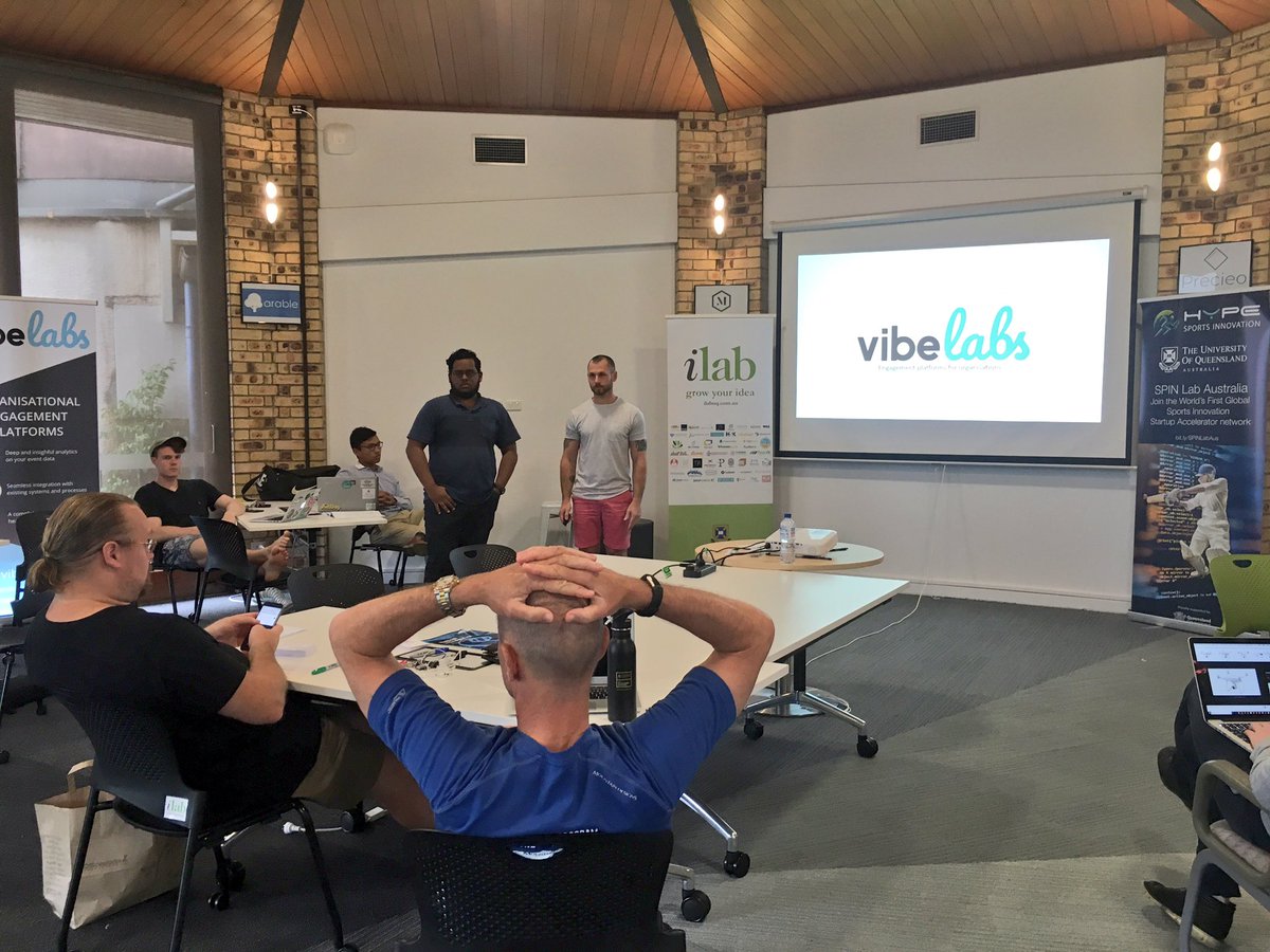 VibelabsTeam's tweet photo. How we spent our Sunday arvo: Pitch practice! 🎙@UQ_ilab @pjlaurie @berniew0 @CEO_Vibelabs https://t.co/chpzYoNelK
