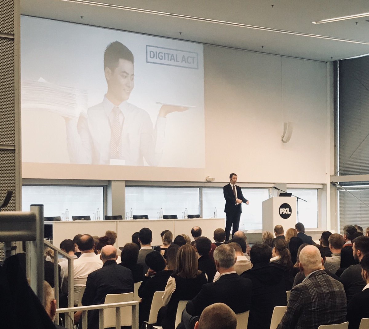 Clearfacts's tweet photo. “In digital times, it’s not the biggest who wins.... it’s the fastest!” Inspiring words from @alexanderdecroo at the LVAB forum last week. https://t.co/W2LBswXIKq