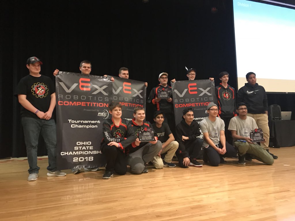 BBHHSRobotics's tweet photo. Brecksville Robotics State Champs https://t.co/2WpIRPaGpd