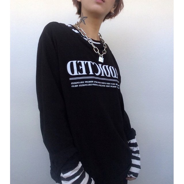 Park Recommend Long Sleeve ４８００ Long Sleeve ７８００ Stripe T Co Syurk6owtl T Co Kopadh6bpw Tシャツ 長袖 Burakku ボーダー 重ね着 メンズ レディース コーデ ファッション 海外ブランド おしゃれ かっこいい