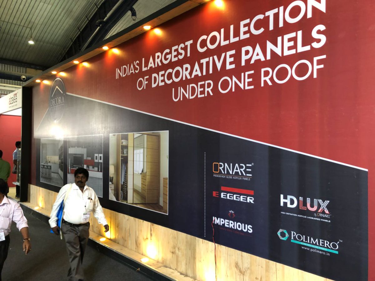 decorapanels's tweet photo. A glimpse of our Booth at Indiawood Exhibition.
Last 2 days to witness our largest range of Decorative panels.
✔️ 8th - 12th March
✔️ Hall 1, UL
✔️ Bangalore International Exhibition Center, Bangalore
#decora #indiawood2018 #indiawood https://t.co/ekiQ43QgoH