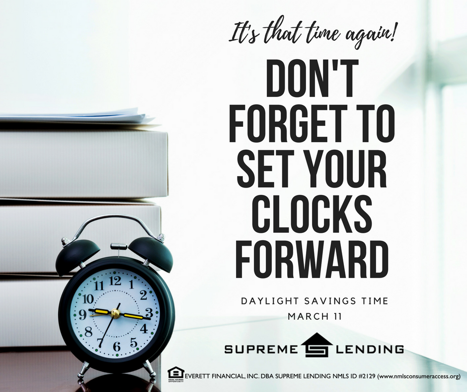 SouthCoastLend's tweet photo. It's that time again! Don't forget to set your clocks forward an hour. https://t.co/BvSSGI0VwJ
