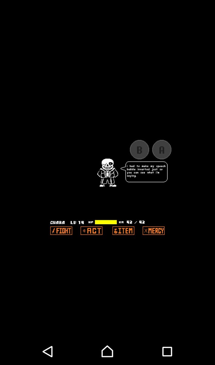 himemiya_nasuno's tweet photo. 動作が鈍くなりそうなブラウザでやるとsansの台詞が変わる🔪(○ l v l ○)🔪
#Undertale #BadTimeSimulator
#sans https://t.co/n4X1tgdG8K