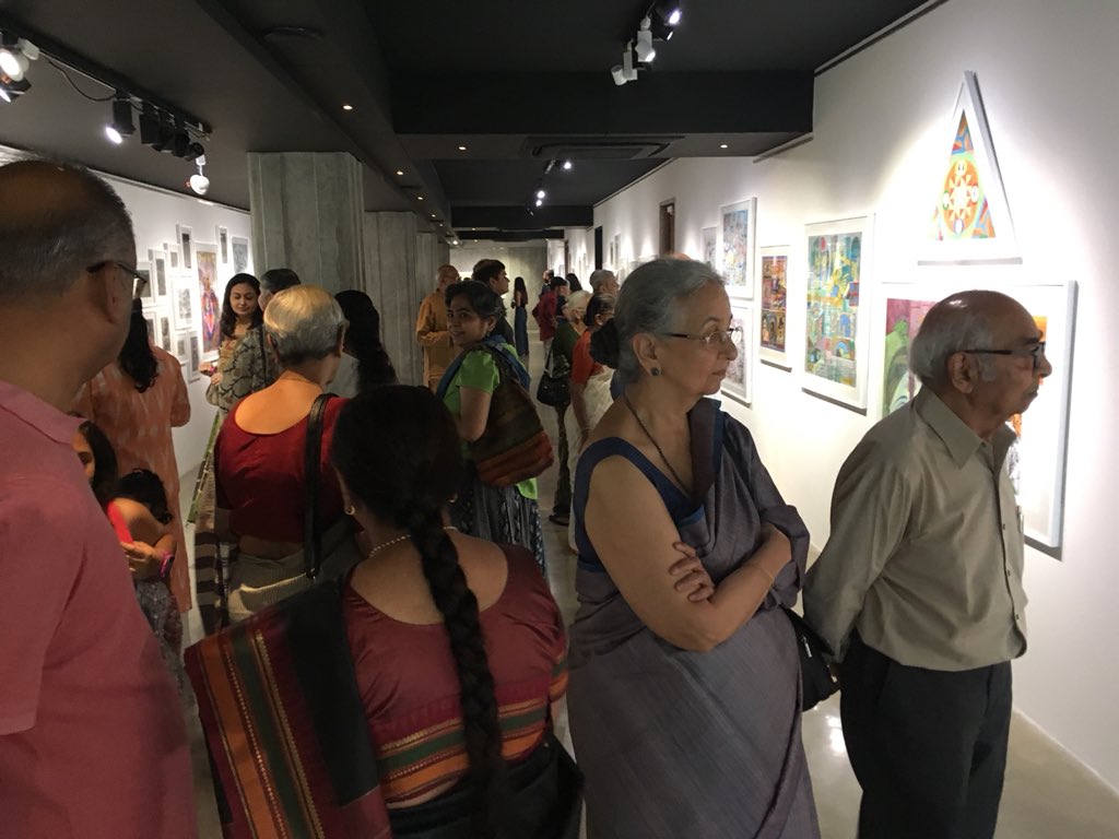 creativeyatra's tweet photo. Experience the 5-decade long creative life journey of veteran artist Jyotindra Bhatt in his exclusive retrospective at the spectacular @GalleryArk. 

Stay tuned at Creative Yatra to catch a first-hand review of the show...
#ArtShow #vadodara #JyotiBhatt https://t.co/eU3yrhudNg