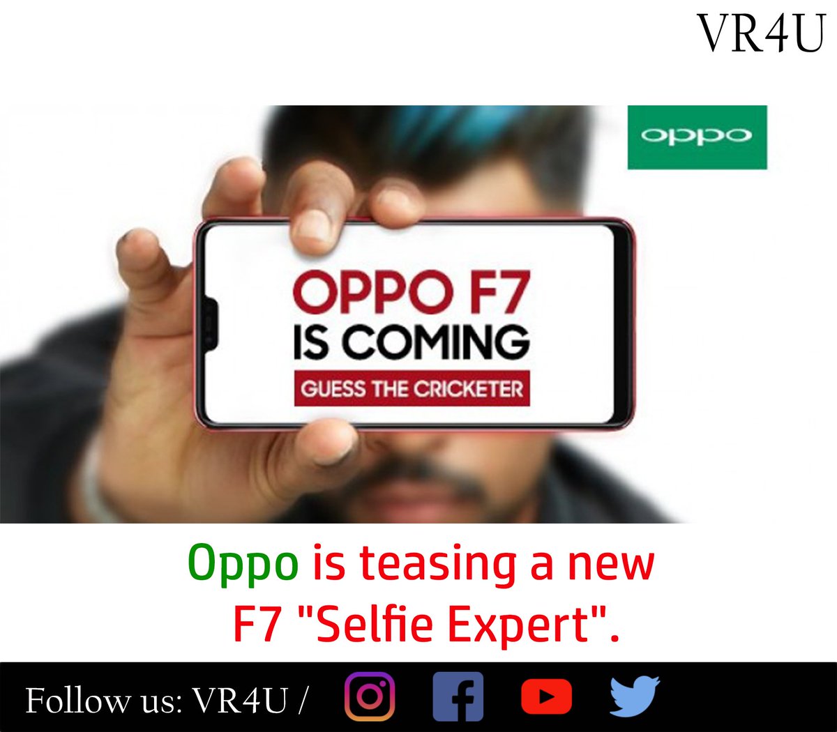 DJIMB3RRY's tweet photo. RT @crucialrecruitm: RT @vr4ucompany: By the way we all know that its Hardhik Pandya.
#oppo #oppof7 #OPPOFind7 #HardikPandya @oppomobileindia #tech #techno #technews #techtips #technology #TechTalk #technologies #vr4u #vr4ucompany https://t.co/enbQK9ECWm