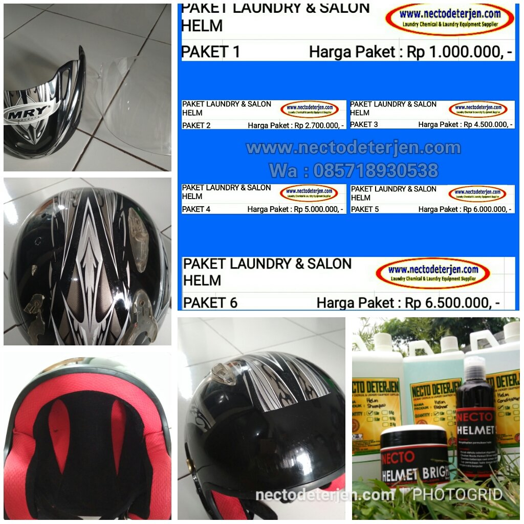 NectoDeterjen's tweet photo. Paket usaha Laundry &amp; Salon Helm mulai dari 1jt up to 6.5jt
mendapatkan chemical, &amp; peralatan operasional dan free Training. 
wa ke 085718930538 
https://t.co/wS9DyXNmSe 
#laundryhelm #salonhelm #laundrydansalonhelm  # TOLLSaLm #mesinpengeringhelm #nectodeterjen #traininglaundry https://t.co/jCGfrfmFuK