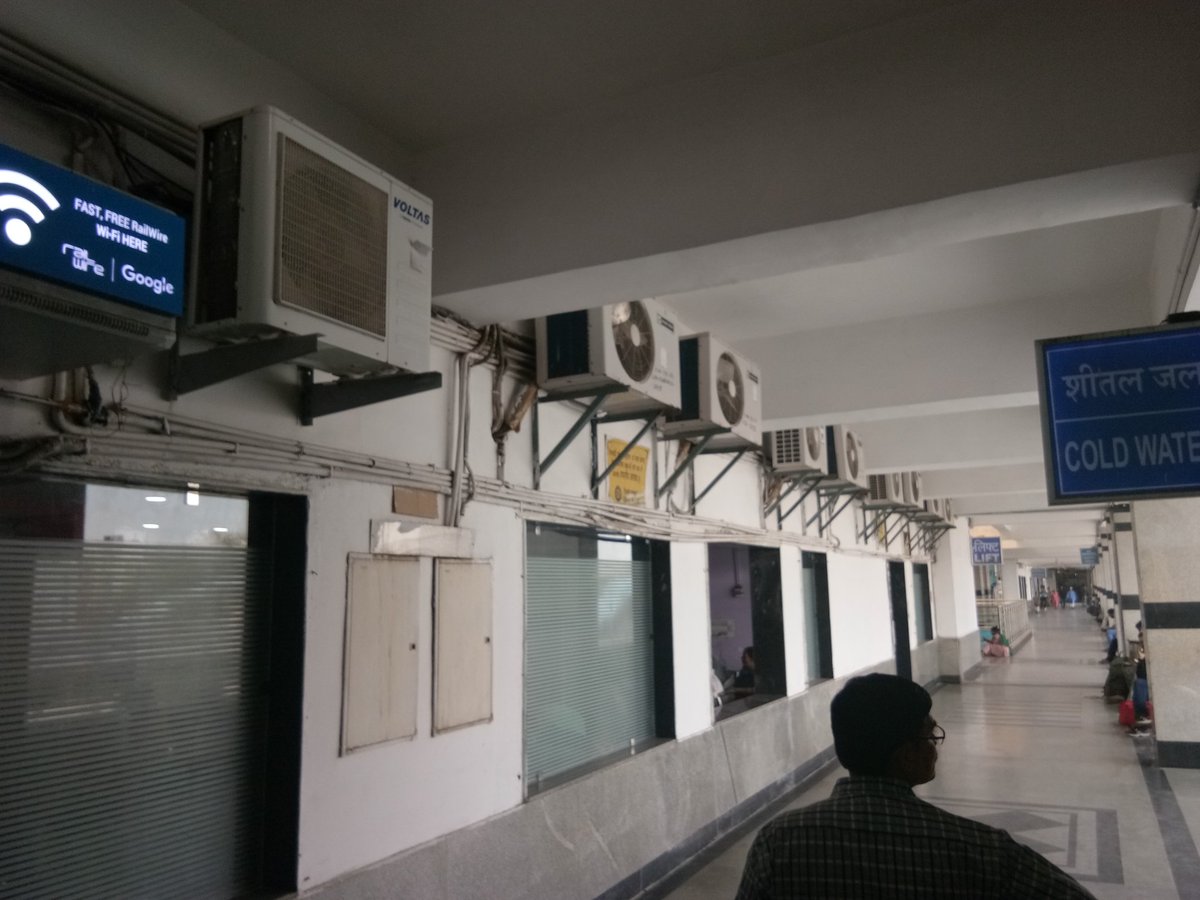 Abhishek Sengar (@thisabhisengar) on Twitter photo Hello sir,
I'm Abhishek, having reservarion of Rajdhani train from NZM to BPL today.Rightnow i'm at AC waiting room of HAZARAT NIZAMUDDIN STATION but this waiting room having all 7 NOT WORKIKG AC with broken glass window.
Waiting for yr response. <a href="/PiyushGoyalOffc/">Piyush Goyal Office</a> <a href="/Indianrlyinfo/">Indian Railway News</a> Hello sir,
I'm Abhishek, having reservarion of Rajdhani train from NZM to BPL today.Rightnow i'm at AC waiting room of HAZARAT NIZAMUDDIN STATION but this waiting room having all 7 NOT WORKIKG AC with broken glass window.
Waiting for yr response. <a href="/PiyushGoyalOffc/">Piyush Goyal Office</a> <a href="/Indianrlyinfo/">Indian Railway News</a>