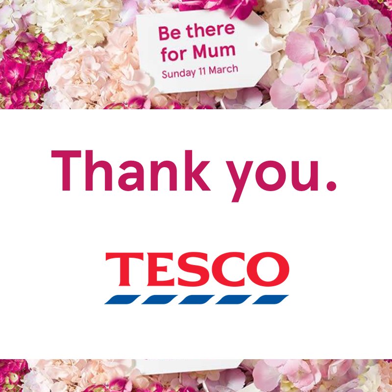 Happy Mother’s Day and a huge thank you to all our <a href="/Tesco/">Tesco</a> mums!