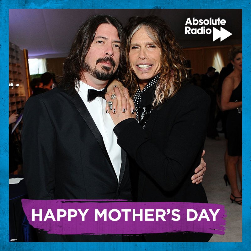 absoluteradio's tweet photo. Happy #MothersDay! 
We hope you all have as lovely a time as Dave Grohl and his mum. https://t.co/Hn3QrdRyeL