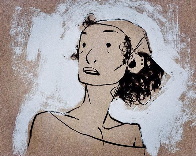 MaxUlichney's tweet photo. Cooldown sketch. This is digital, made with my Painter’s #Maxpacks Procreate brushes. Old Brush Pen and Paint Bristles have complimentary textures. Link in bio. #procreate #procreatebrushes #painting #illustration #sketch #doodle #drawing #sketchbook #art https://t.co/1dh9jn6Bt2
