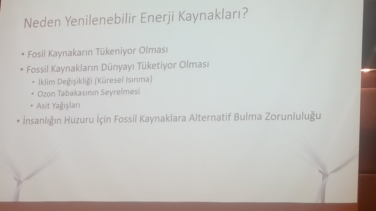 Enerji özgürlüktür. Enerjisini üretenin dışa bağımlılığını azalır.