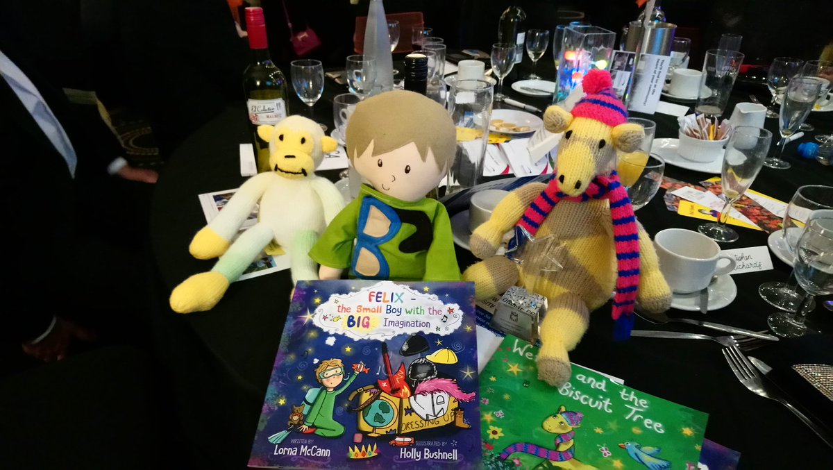 JudeLennonBooks's tweet photo. CONGRATULATIONS to @LornaMcCannPR who won an award at #BCAwards2018 for her wonderful book Wendy and the Biscuit Tree last night. @TeamAuthorUK are VERY proud of her. https://t.co/h9MMwButzR