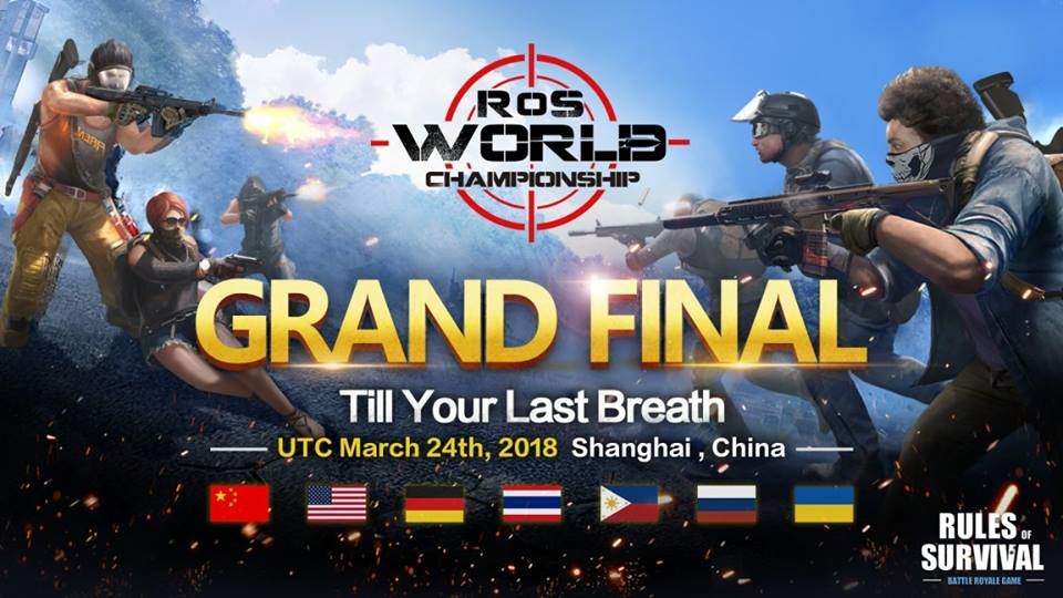 RulesOfSurvival's tweet photo. Are you ready for the grand final of the Rules of Survival World Championship in Shanghai? 😃Which team are you supporting? #RulesofSurvival https://t.co/01mu4lqwae