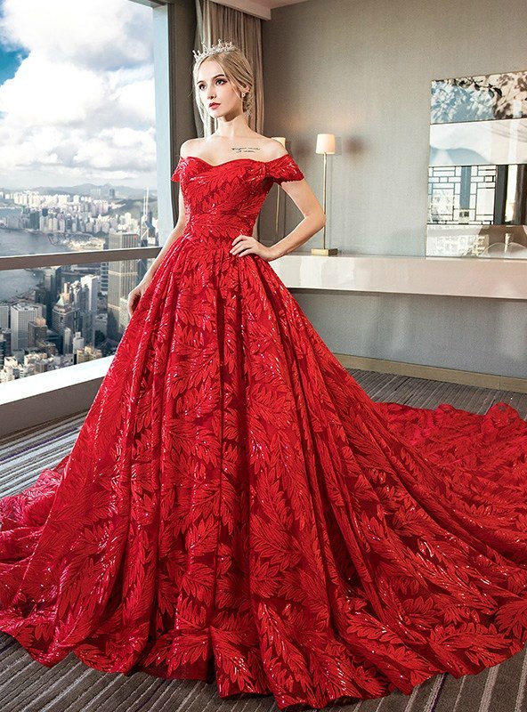 Kemedress's tweet photo. In Stock:Ship in 48 hours Ball Gown Off The Shoulder Red Tulle Wedding Dress
https://t.co/FivNh3OCCd
#weddingdress https://t.co/14upJEmlyq