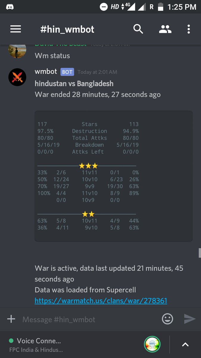 Hindustan_Clash's tweet image. The preparation and hype going into this one was amazing. The time put into base building was well worth it as we held down @Bangladesh_fpc's monstrous 10v10 hitrate. Great war with our neighbors, gl rest of your season. We move to 3-1 in @champwarleague