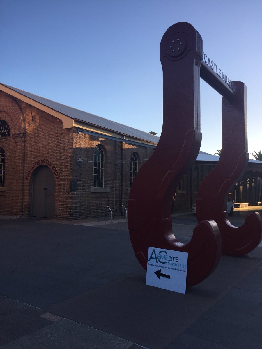Join us at #newcastlemuseum for our #ACEME18 Welcome Reception until 9pm