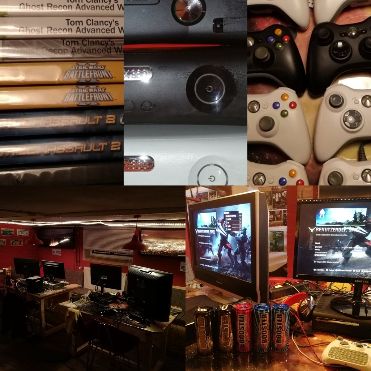 NifiStereo's tweet photo. Halo again - Gestern Abend war Krieg! #lanparty #xbox360 #haloreach #ghostrecon #systemlink #RETROGAMING https://t.co/3glvNT2dco